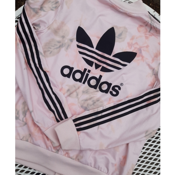 Sold💖Pastel Rose Pink Track Jacket Leggings L - Picture 4 of 6